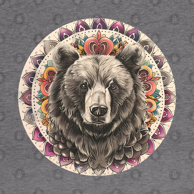 Mandala - Bear by aleibanez